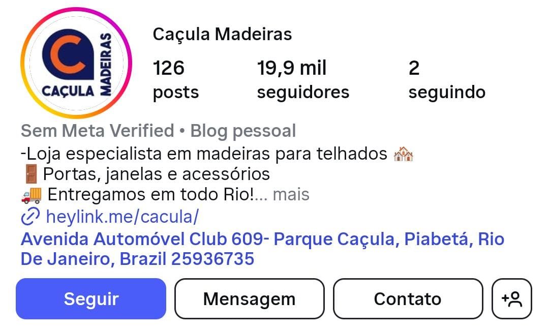 Instagram Caçula